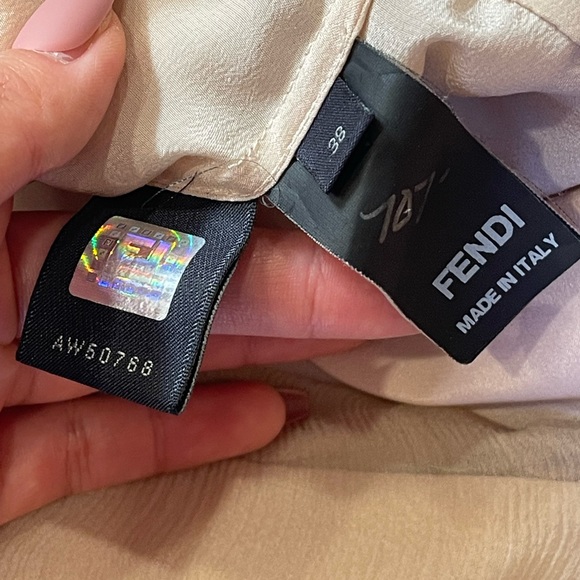 Rare FENDI Couture Runway 100% Silk Greek Goddess Dress Size 38/XS - Picture 8 of 16